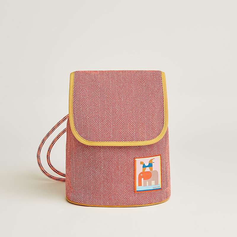 Animaux Blocks backpack - Black | Hermès USA